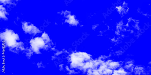 Beautiful blue sky with clouds isolated nature background. Gray clouds before it rained. Rainy day. Freshness of the new day. Bright blue background. Fields and skies on sunny days. 
