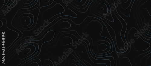 Abstract outline topographic contour map background. Dark texture background for your perfect interior. Old paper texture design .geographical map Imitation.
