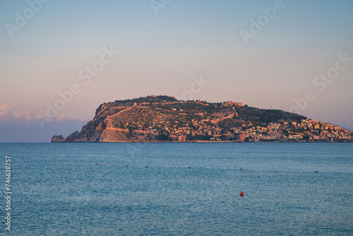 Beautiful sunrise scene on ...