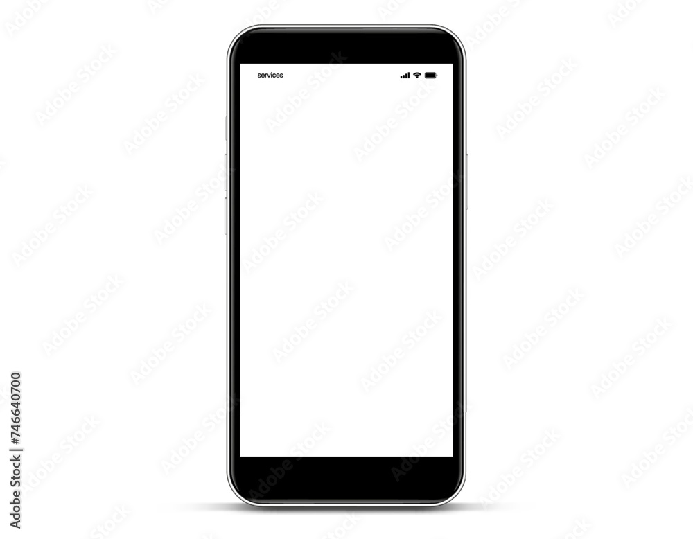 3D realistic high quality smartphone mockup with isolated background. Smart phone mockup collection. Device front view. 3D mobile phone with shadow on white background. 3D realistic high quality smartphone mockup with isolated background. Smart phone mockup collection. Device front view. 3D mobile phone with shadow on white background.