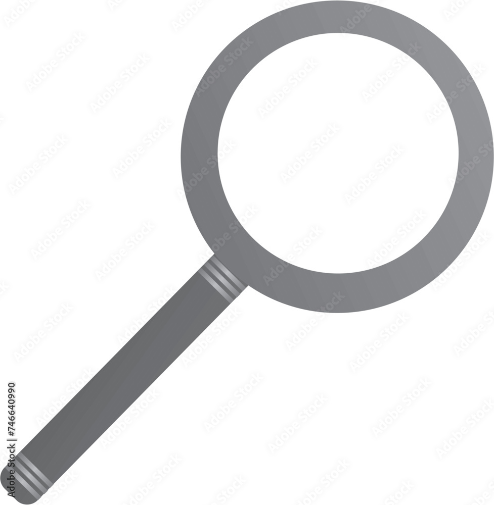 Search magnifying glass flat icon for apps and websites Search magnifying glass flat icon for apps and websites