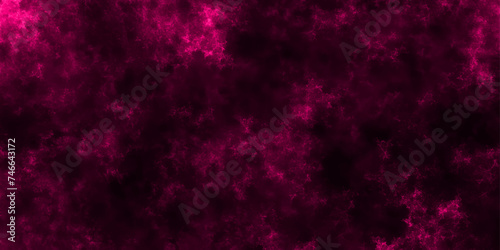 Abstract night sky space watercolor dark violet nebula universe background. Red grunge textured stone wall background. Abstract cosmic purple ink deep space galaxy nebula background illustration