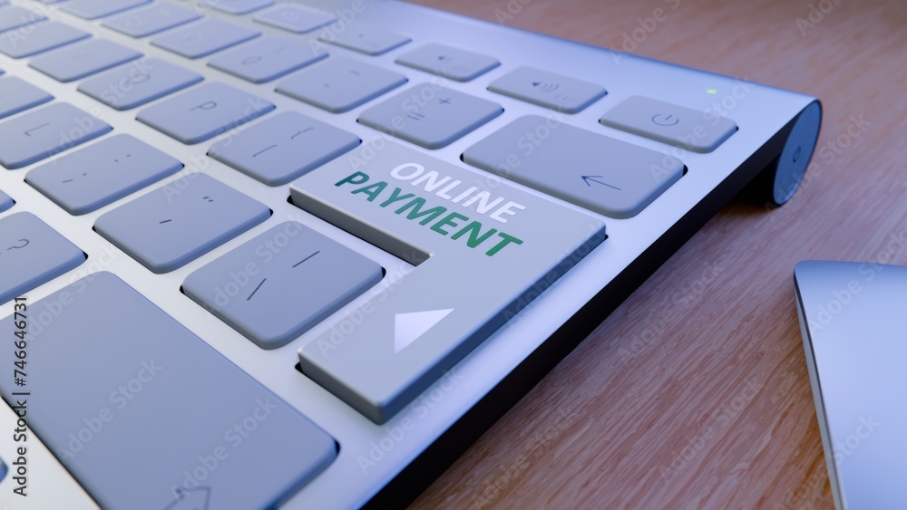 Online Payment Button Keyboard Concept, Animation.Full HD 1920×1080. 08 Second Long. Online Payment Button Keyboard Concept, Animation.Full HD 1920×1080. 08 Second Long.