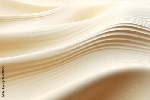 Beige and white wave abstract background - modern artistic design for wallpaper or print material