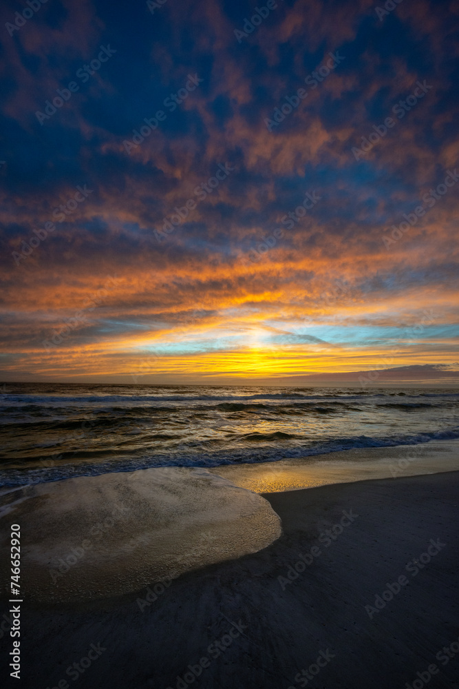 Sky on fire over the Gulf of Mexico