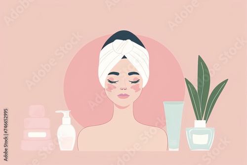 Facial rosemary oil skin care cream. Skincare treatment products: caprylic lotion, skincare dewy gel, oil, pipette with body wash serum and perfume manufacturing jar pot