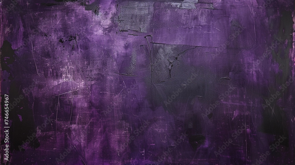 An old grunge dark purple background, with its rough edges and imperfections, creates a sense of rawness and authenticity. Black dark violet texture. Toned rough concrete surface. Close-up An old grunge dark purple background, with its rough edges and imperfections, creates a sense of rawness and authenticity. Black dark violet texture. Toned rough concrete surface. Close-up