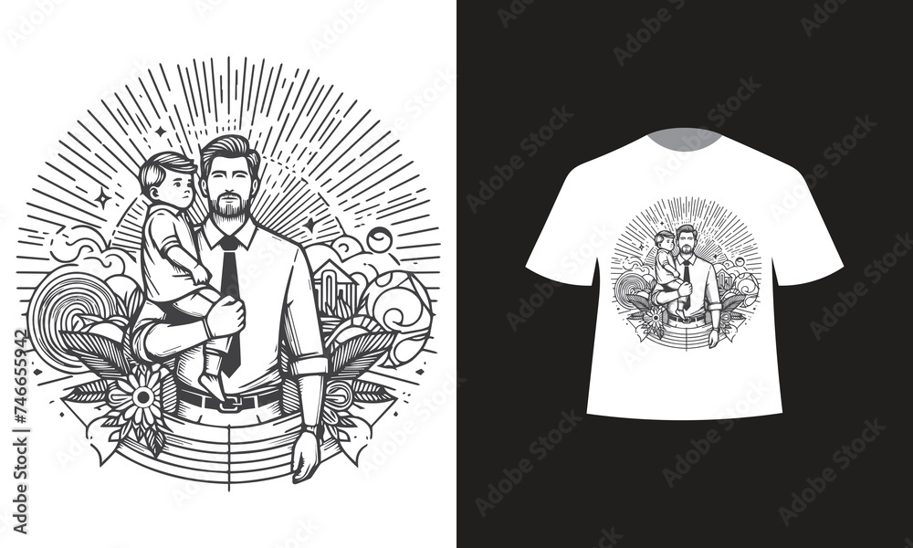 fathers day 2024 t-shirt design fathers day 2024 t-shirt design