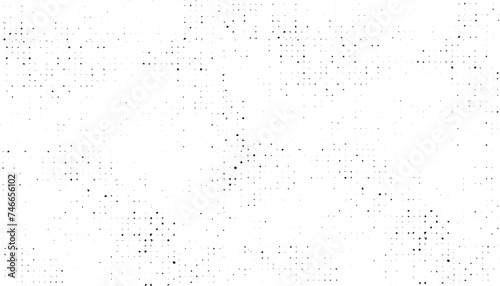 Black grainy texture isolated on white background. Dust overlay. Dark noise granules. Vector design elements. Halftone grunge background. Grainy texture vector © Mst