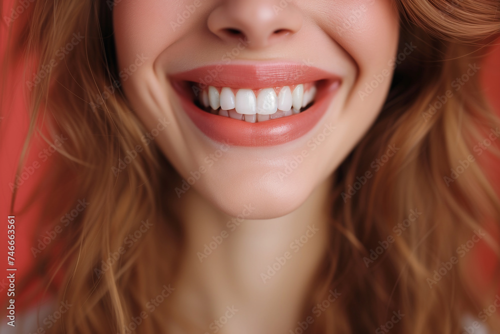 Cheerful Smiles Close-Up Studio Shot of People and Beautiful Teeth. Cheerful Smiles Close-Up Studio Shot of People and Beautiful Teeth.
