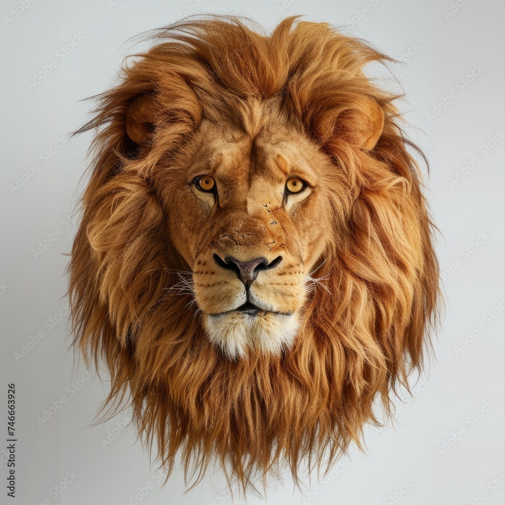 Fierce Lion Sculpture in 3D Art Style
Fierce animal artwork, 3D lion portrait, expressive wall sculpture