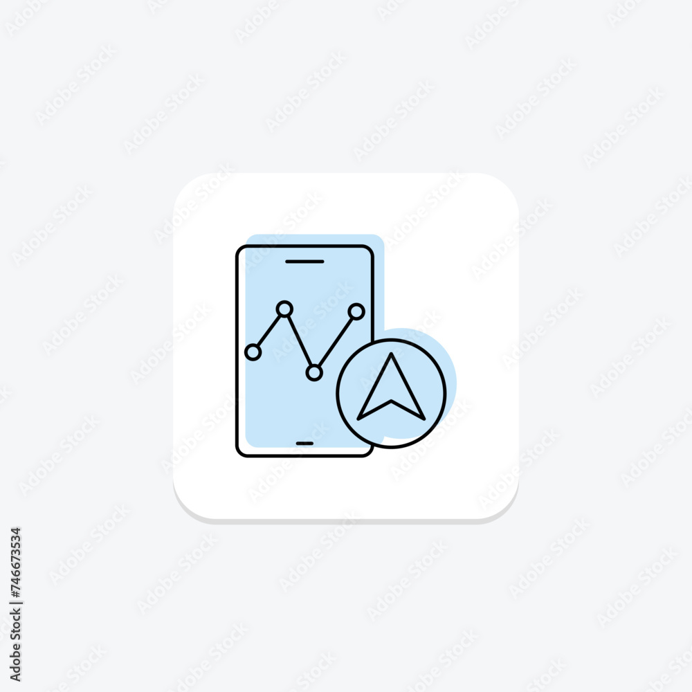 GPS Navigation icon, gps, global positioning system, satellite navigation, gps devices color shadow thinline icon, editable vector icon, pixel perfect, illustrator ai file GPS Navigation icon, gps, global positioning system, satellite navigation, gps devices color shadow thinline icon, editable vector icon, pixel perfect, illustrator ai file