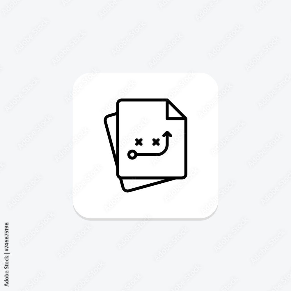 Strategy icon, strategies, plan, plans, approach line icon, editable vector icon, pixel perfect, illustrator ai file Strategy icon, strategies, plan, plans, approach line icon, editable vector icon, pixel perfect, illustrator ai file