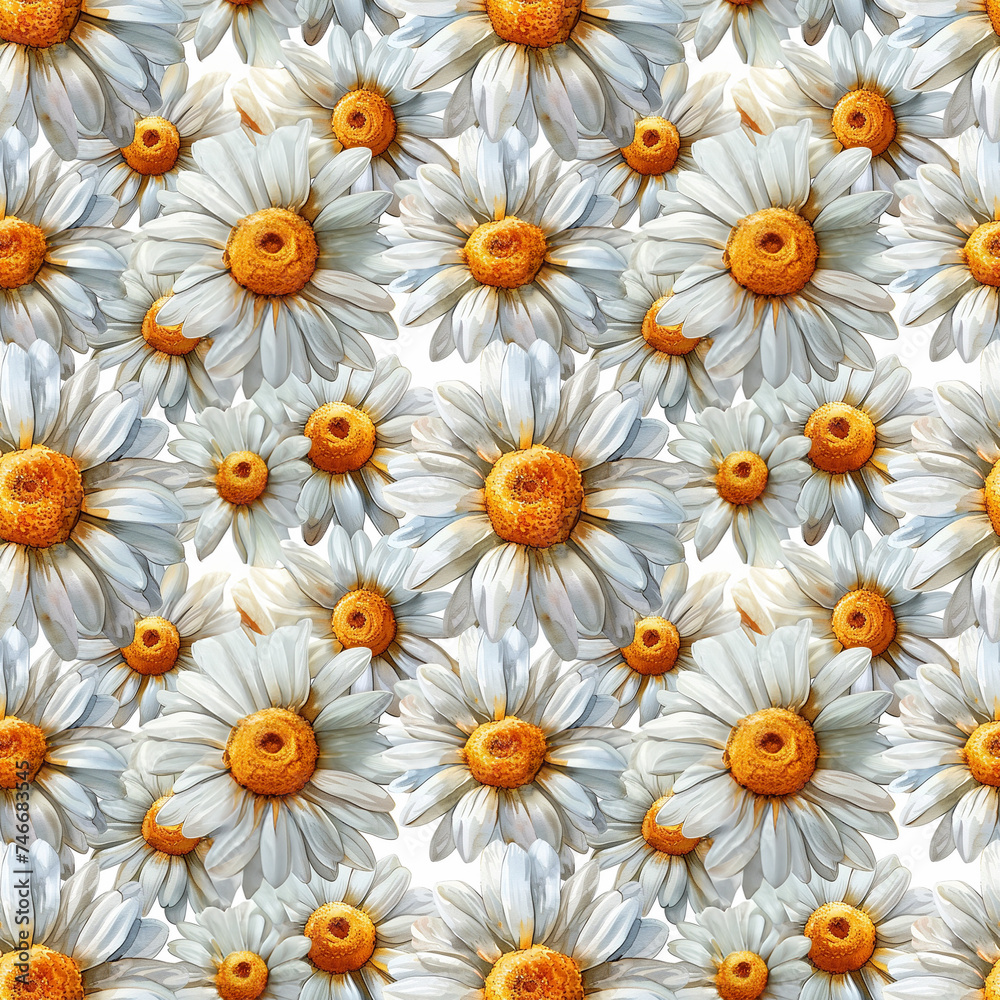 Seamless floral pattern with on a white background Seamless floral pattern with on a white background