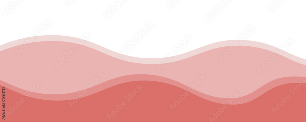 Red wave background wallpaper vector image. Illustration of graphic wave design for backdrop or presentation
