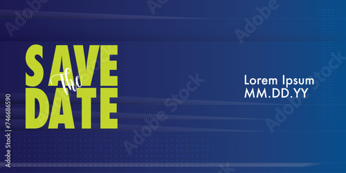 Save the date banner. Can be used for business, marketing and advertising. design of event summit made for Upcoming events. Vector EPS 10