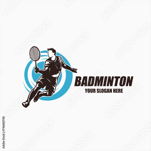 badminton logo creative sport logo creative champions athletic