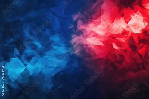 Obraz na płótnie Gradient blue to red background for various content purposes. w salonie