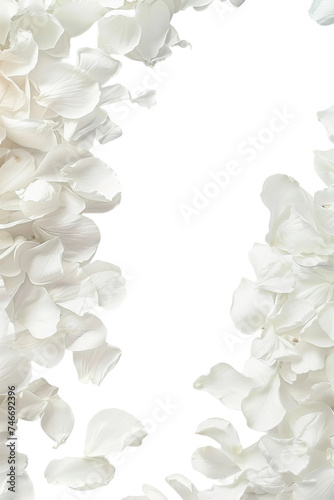 white rose petals