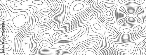 Topography map background. Vector banner. Topography map background. Vector geographic contour map. Background of the topographic map. Topographic map lines, contour background. 