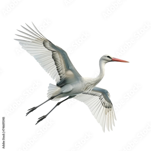 white stork flying © Buse