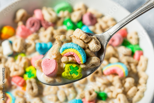 Sweet Sugary Marshmallow Lucky Irish Cereal © Brent Hofacker