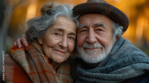 Grateful Hearts Senior Couple Enjoying the Simple Pleasures © silvia