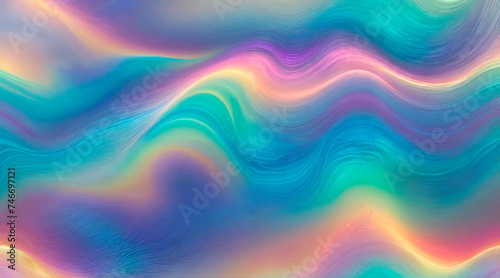 Abstract holographic background photo