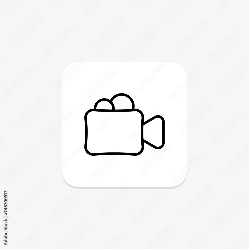YouTube icon, platform, network, socialmedia, engagement line icon, editable vector icon, pixel perfect, illustrator ai file YouTube icon, platform, network, socialmedia, engagement line icon, editable vector icon, pixel perfect, illustrator ai file