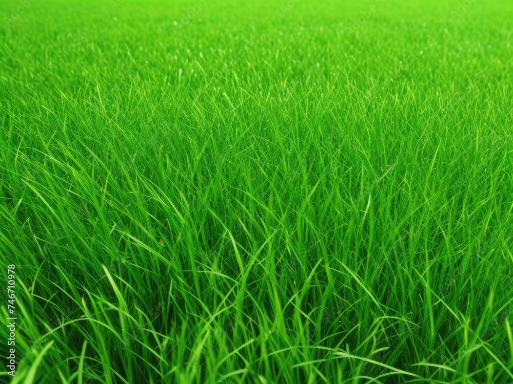 The texture of green grass covers the entire screen without unnecessary elements.