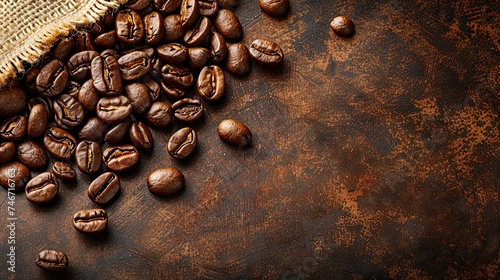 coffee beans on background