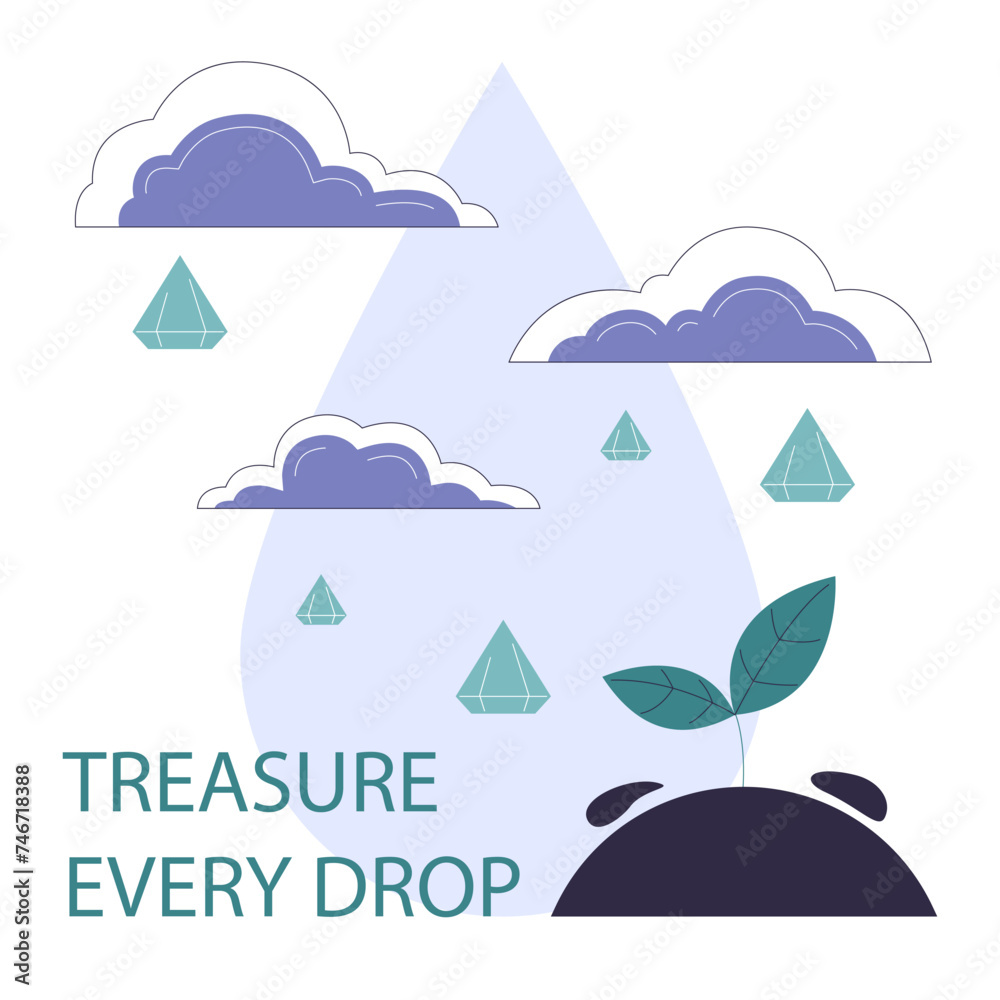 Rainwater harvesting. Sustainable practice of urban water preservation Rainwater harvesting. Sustainable practice of urban water preservation