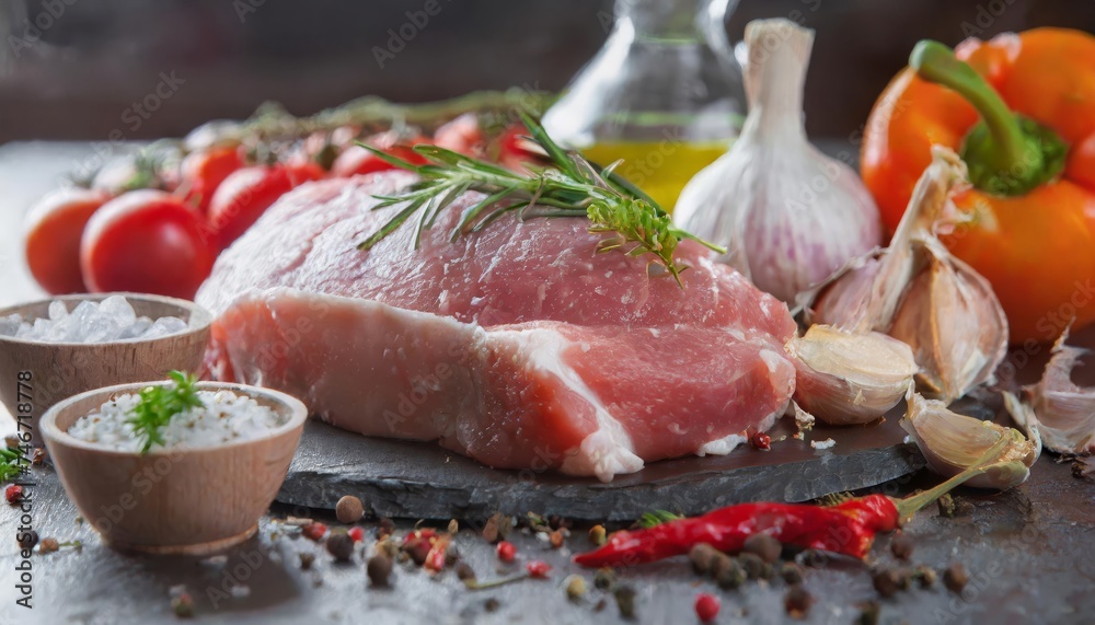 Generated image of fresh meat