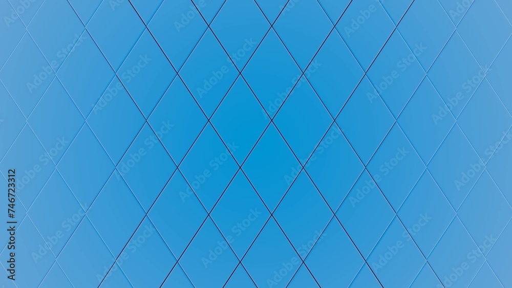 Light Sky Blue Sculptural Hexagon Design: Minimalist 3D Animation Light Sky Blue Sculptural Hexagon Design: Minimalist 3D Animation