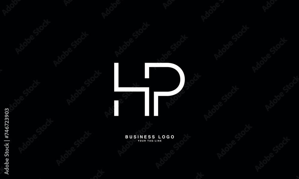 HP, PH, H, P, Abstract Letters Logo Monogram HP, PH, H, P, Abstract Letters Logo Monogram