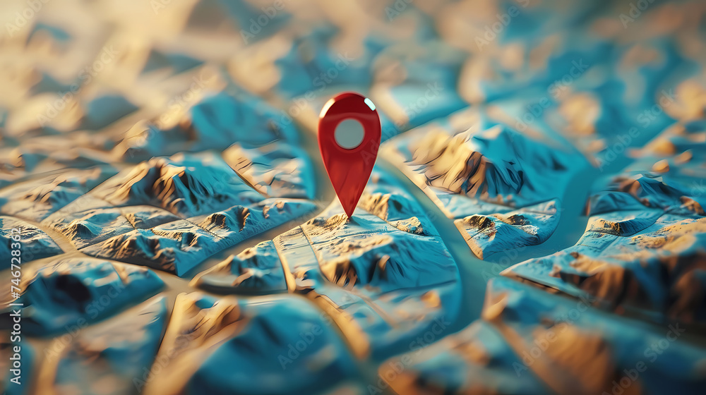 Map pointer and location icon or map navigation icon Map pointer and location icon or map navigation icon