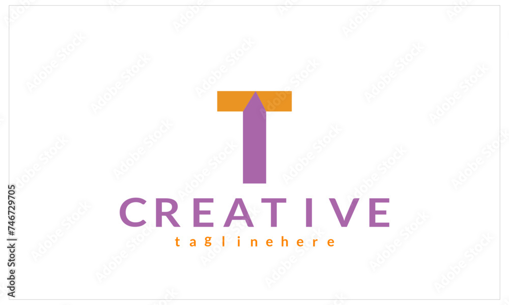 T Typography letter icon logo is a representation of a brand through the use of stylized letters or typography. T Typography letter icon logo is a representation of a brand through the use of stylized letters or typography.