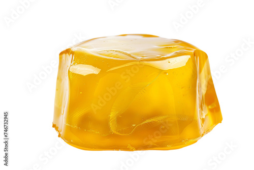 fruit jelly on plate 