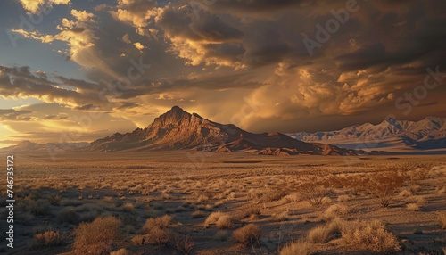Nevada Mojave Desert, southern nevada, road in the desert, american desert, desert landscape, emty desert