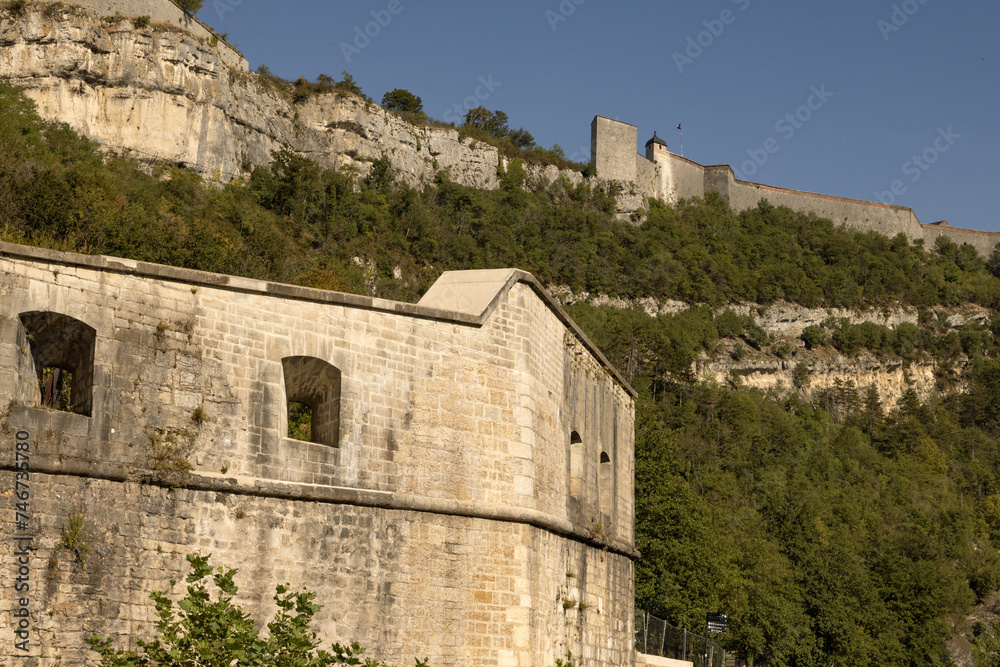 Citadelle de Besançon en France	