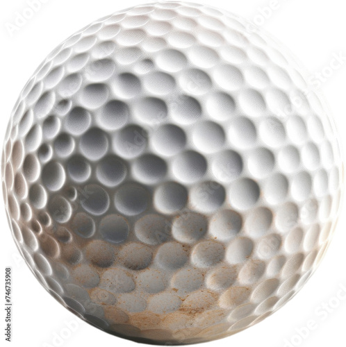 Close Up of a Golf Ball
