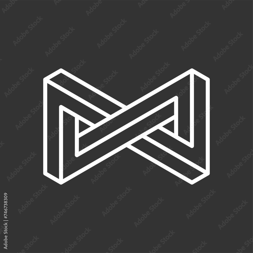 Abstract shape icon isolated on grey background. Design element. Vector illustration. Abstract shape icon isolated on grey background. Design element. Vector illustration.