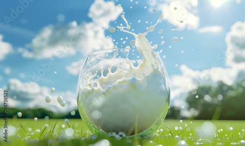 Nourishing Beverage: Recharge with the Vitality of White Milk