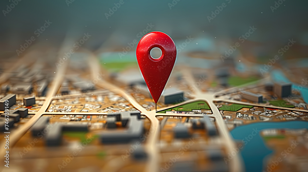 Location mark on map, navigation concept Location mark on map, navigation concept