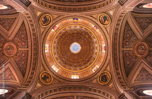 ceiling of a church 