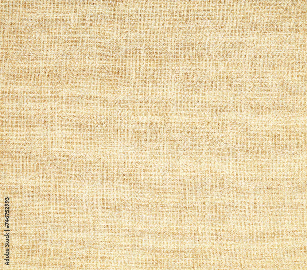 Fototapeta premium Close-up detail of fabric natural color Hemp material pattern design wallpaper. can be used as background or for graphic design. Natural linen material textile canvas Fabric texture background 