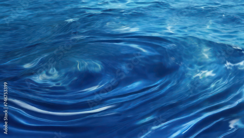 dark blue water waved textured background