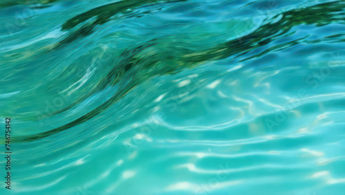 blue green water waved textured background
