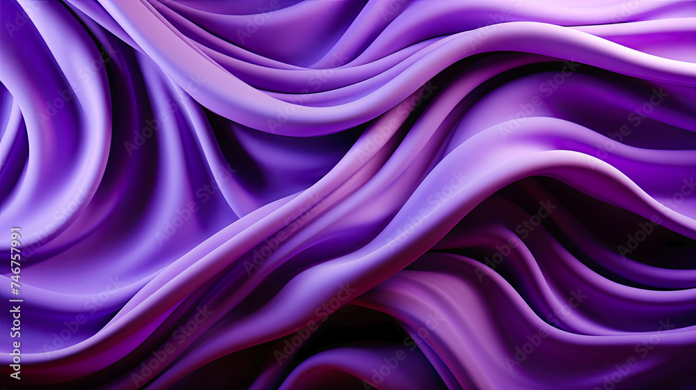 Obraz premium close-up showcases the intricate weaving of featuring vibrant shades of purple and pink.