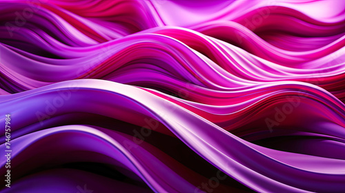 close-up showcases the intricate weaving of featuring vibrant shades of purple and pink.